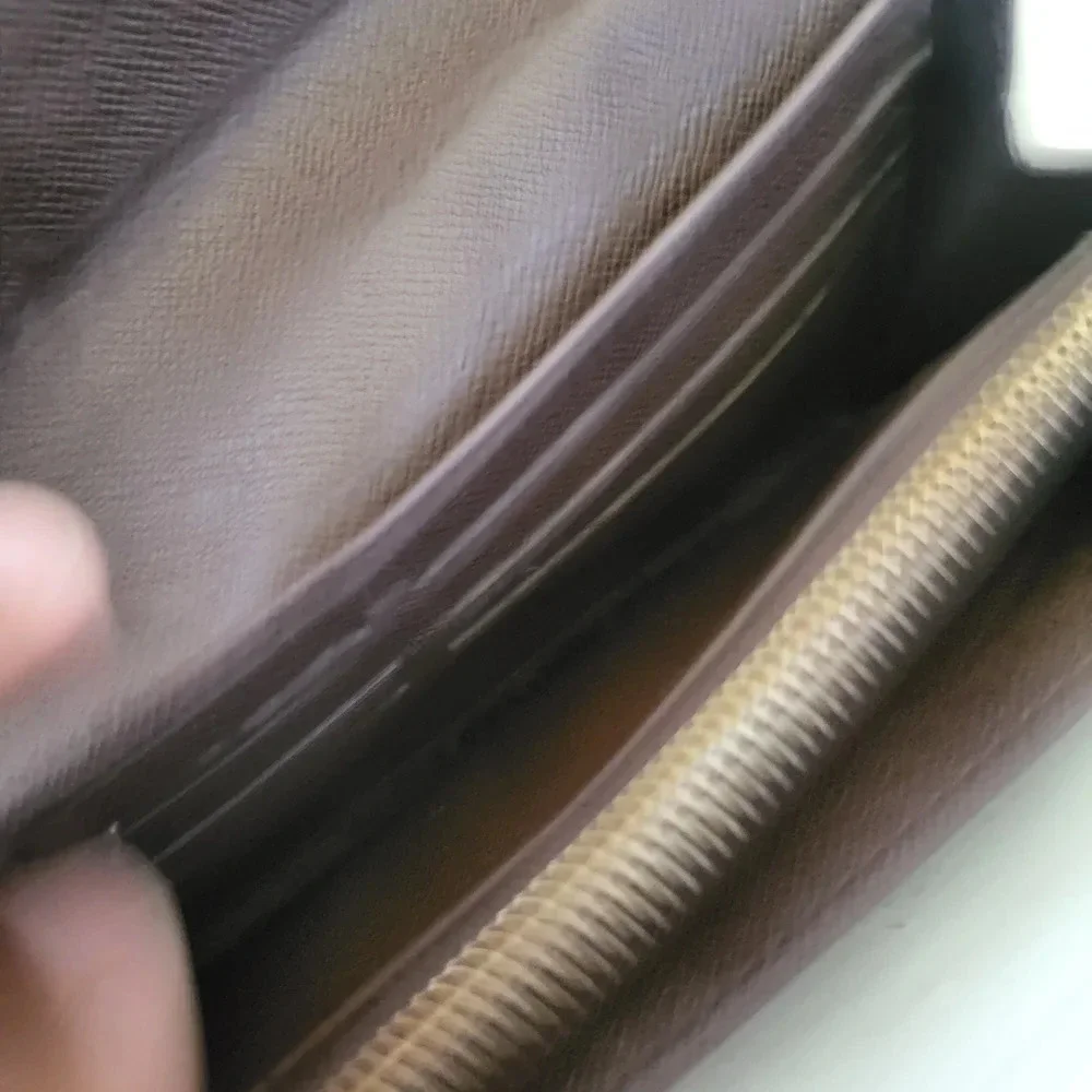 Louis Vuitton Damier Ebene Sarah Wallet..Authentic,  Spain 2006..